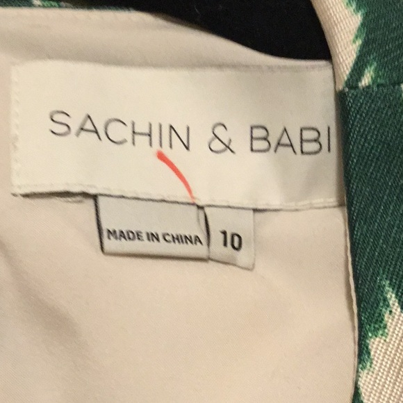 Sachin & Babi Divan dress ROYAL GREEN - Picture 8 of 8